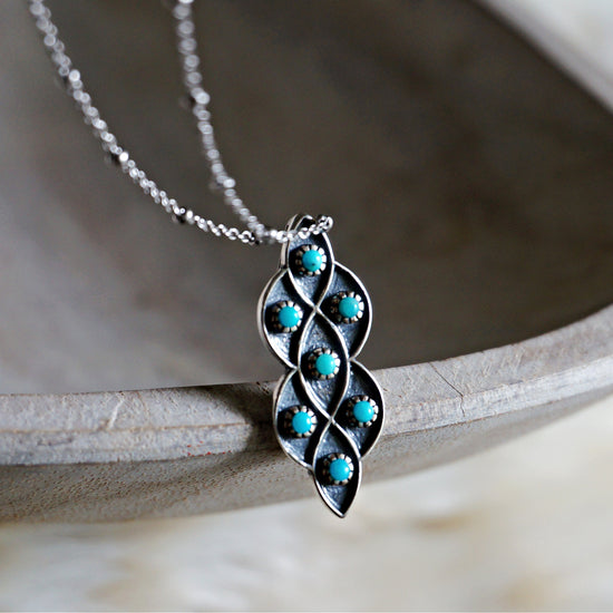Load image into Gallery viewer, Lucia Turquoise Necklace - SOWELL JEWELRY

