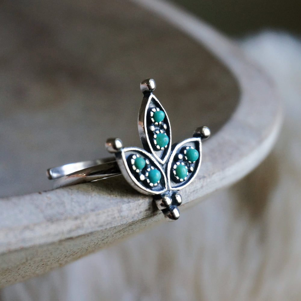 
                  
                    Cactus Flower Turquoise Ring - SOWELL JEWELRY
                  
                