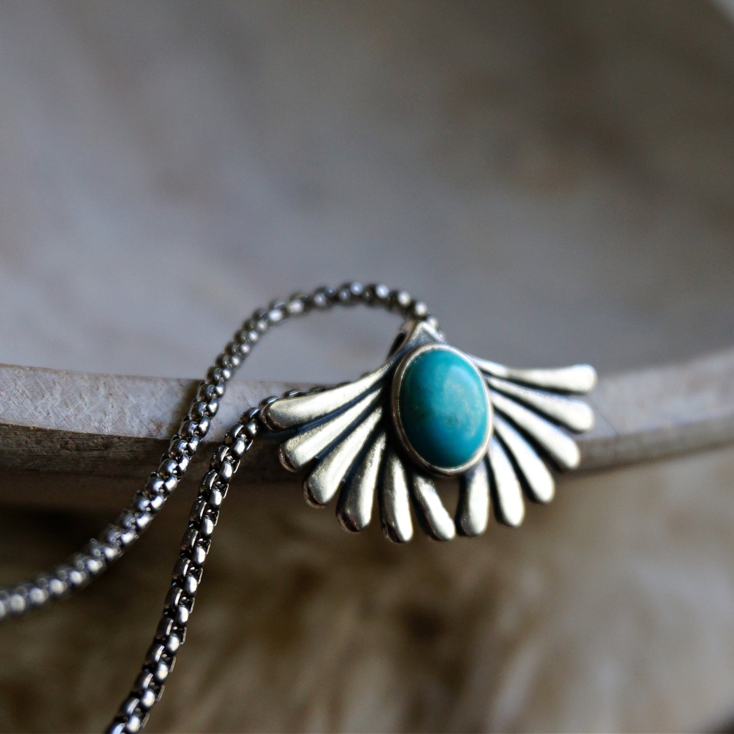 Prayer Turquoise Necklace - SOWELL JEWELRY