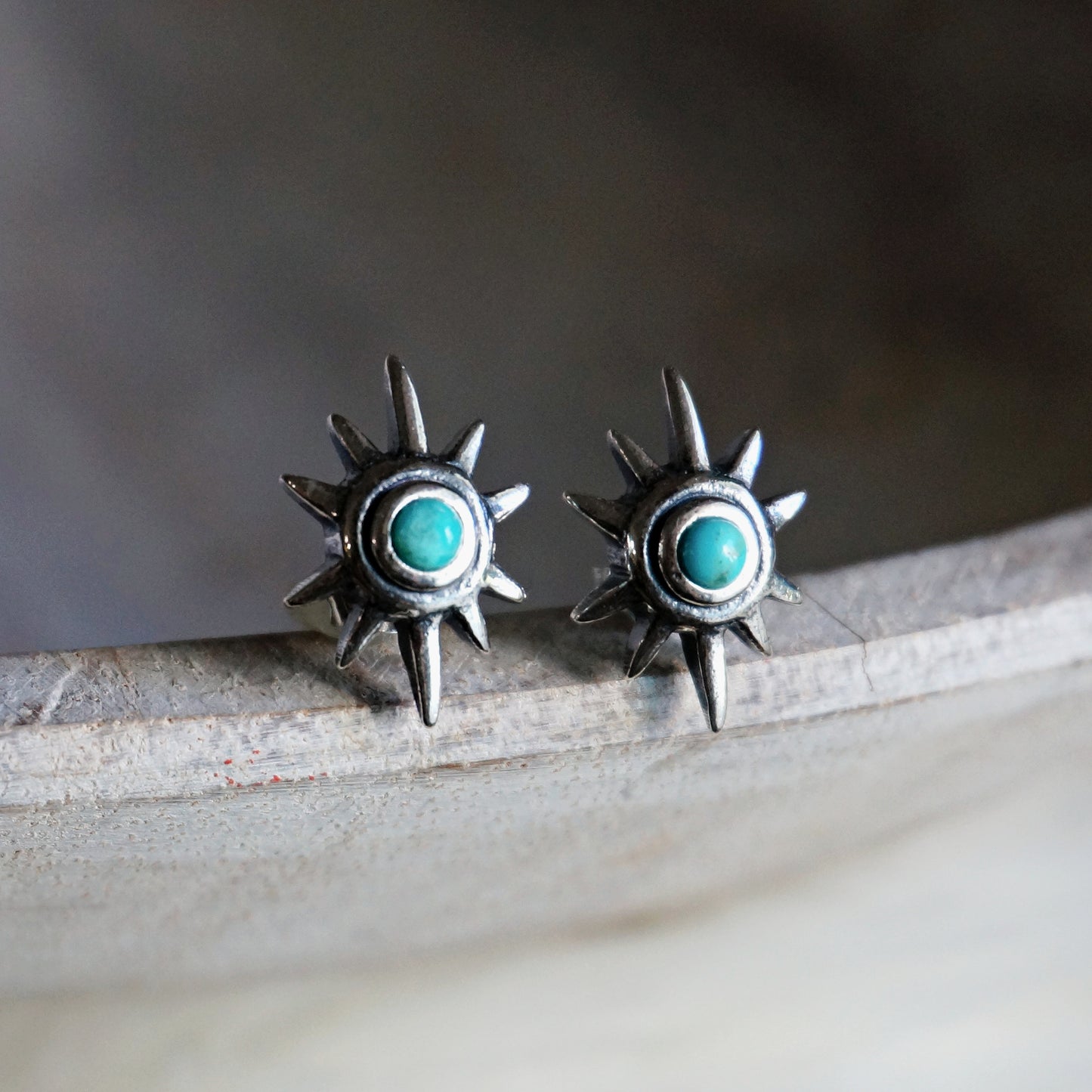 Star Turquoise Earrings - SOWELL JEWELRY