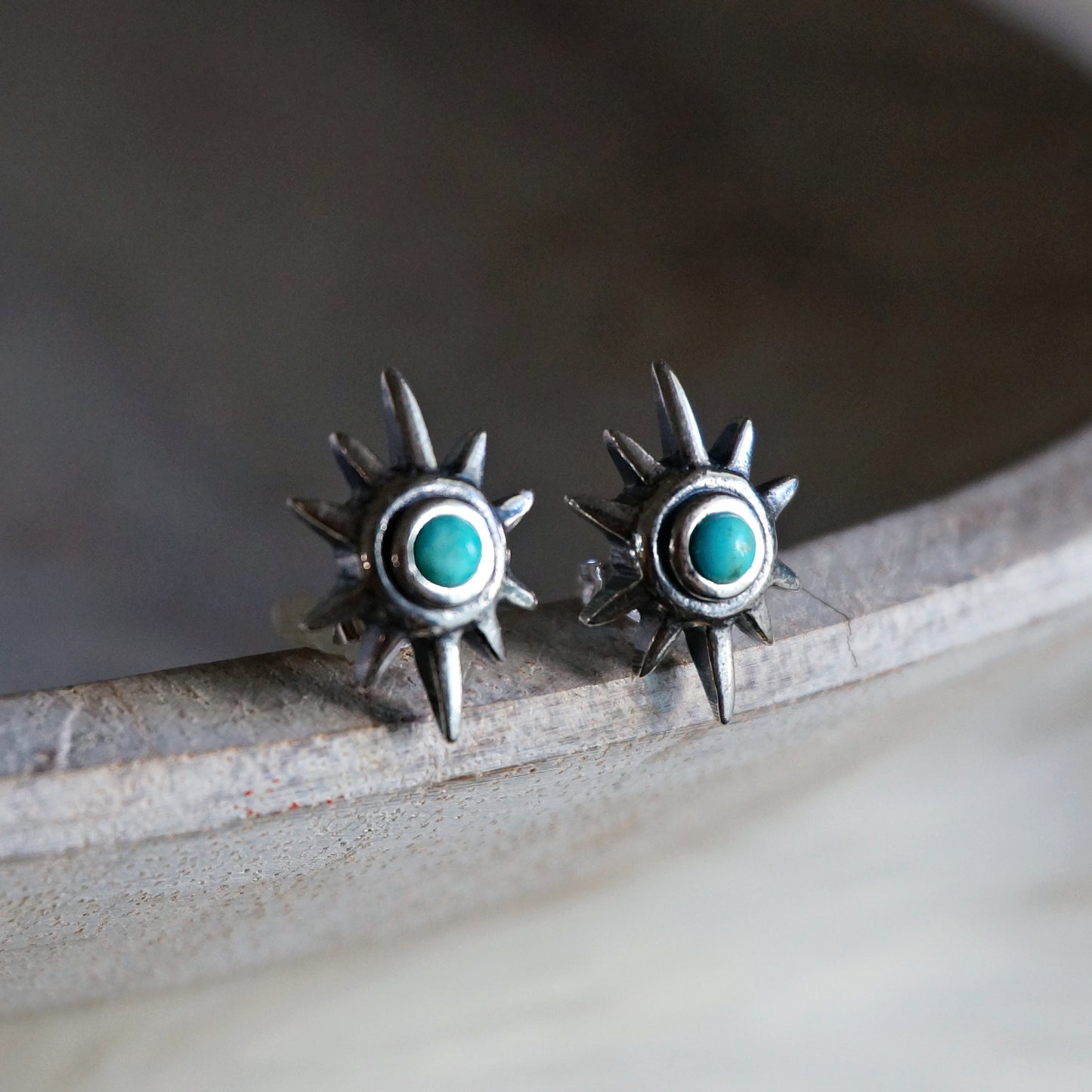 Star Turquoise Earrings - SOWELL JEWELRY