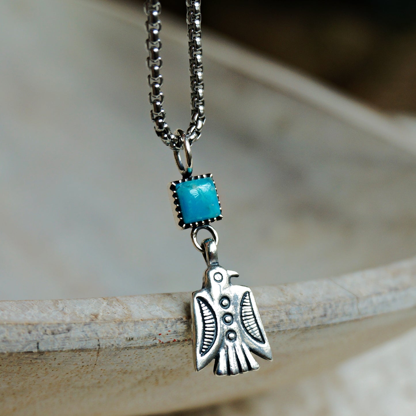 Thunderbird Charm Necklace