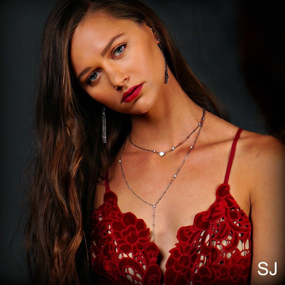 
                  
                    Giulia Lariat Necklace - SOWELL JEWELRY
                  
                