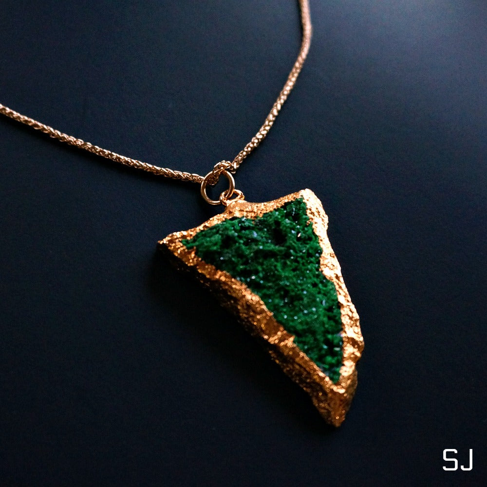 
                  
                    Sara Uvarovite Gold Pendant - SOWELL JEWELRY
                  
                