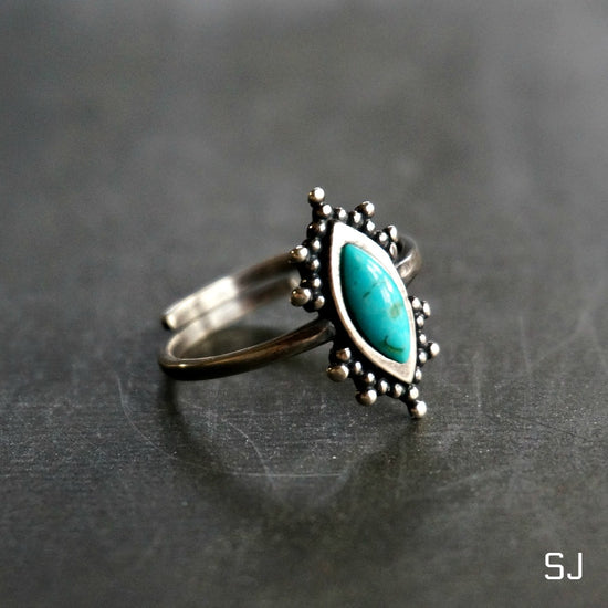 Kal Turquoise Ring - SOWELL JEWELRY