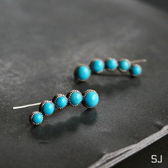 Ilaria Turquoise Earrings - SOWELL JEWELRY
