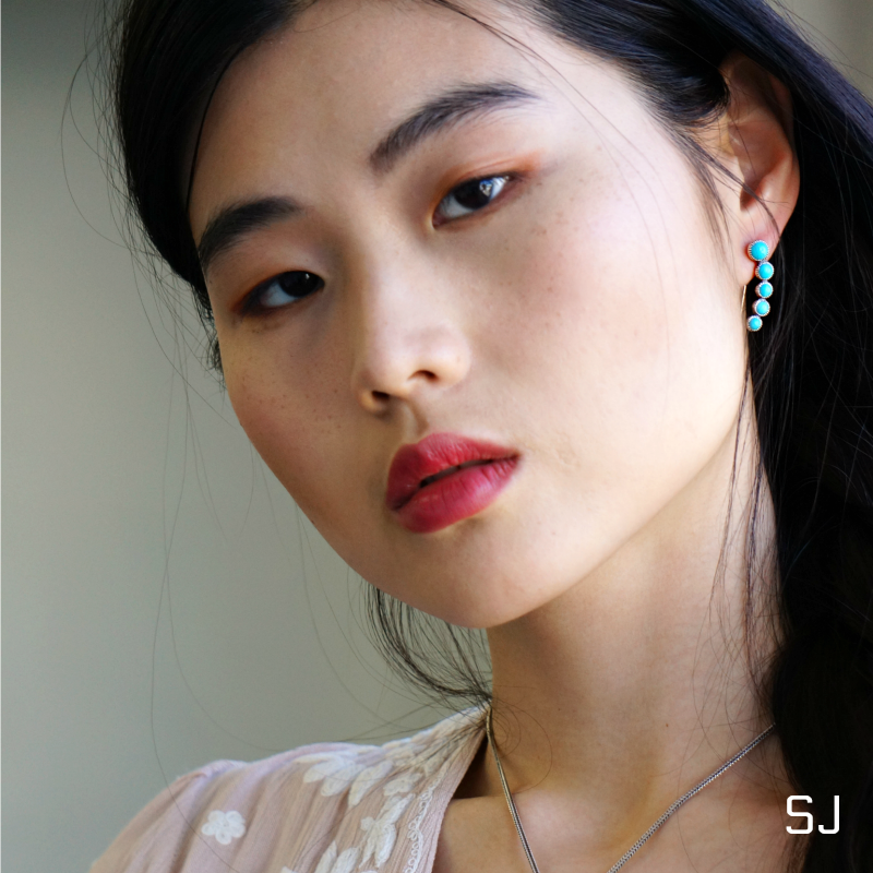 
                  
                    Ilaria Turquoise Earrings - SOWELL JEWELRY
                  
                
