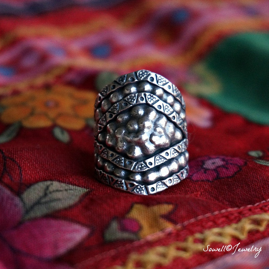 Tad Sterling Silver Ring - SOWELL JEWELRY