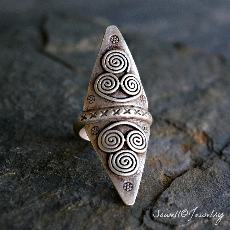 Anada Sterling Silver Ring - SOWELL JEWELRY