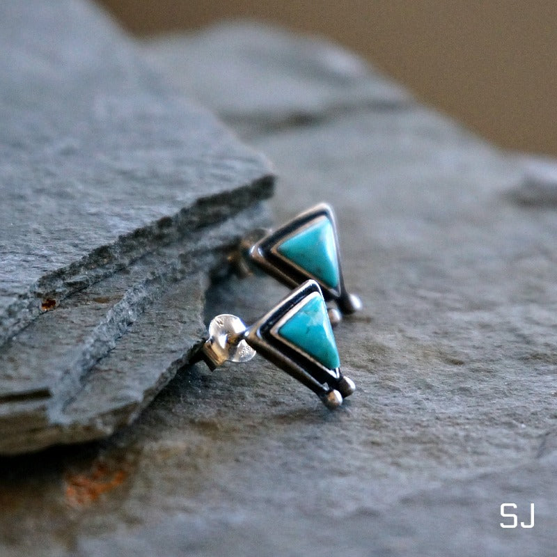 Load image into Gallery viewer, Hanale Turquoise Earrings - SOWELL JEWELRY
