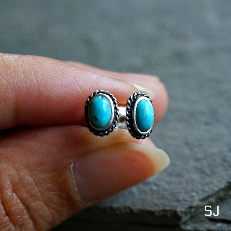 Fala Turquoise Stud Earrings - SOWELL JEWELRY