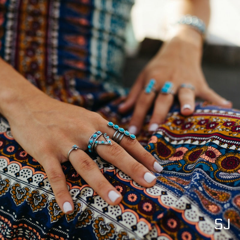 
                  
                    Jacy Turquoise Ring - SOWELL JEWELRY
                  
                