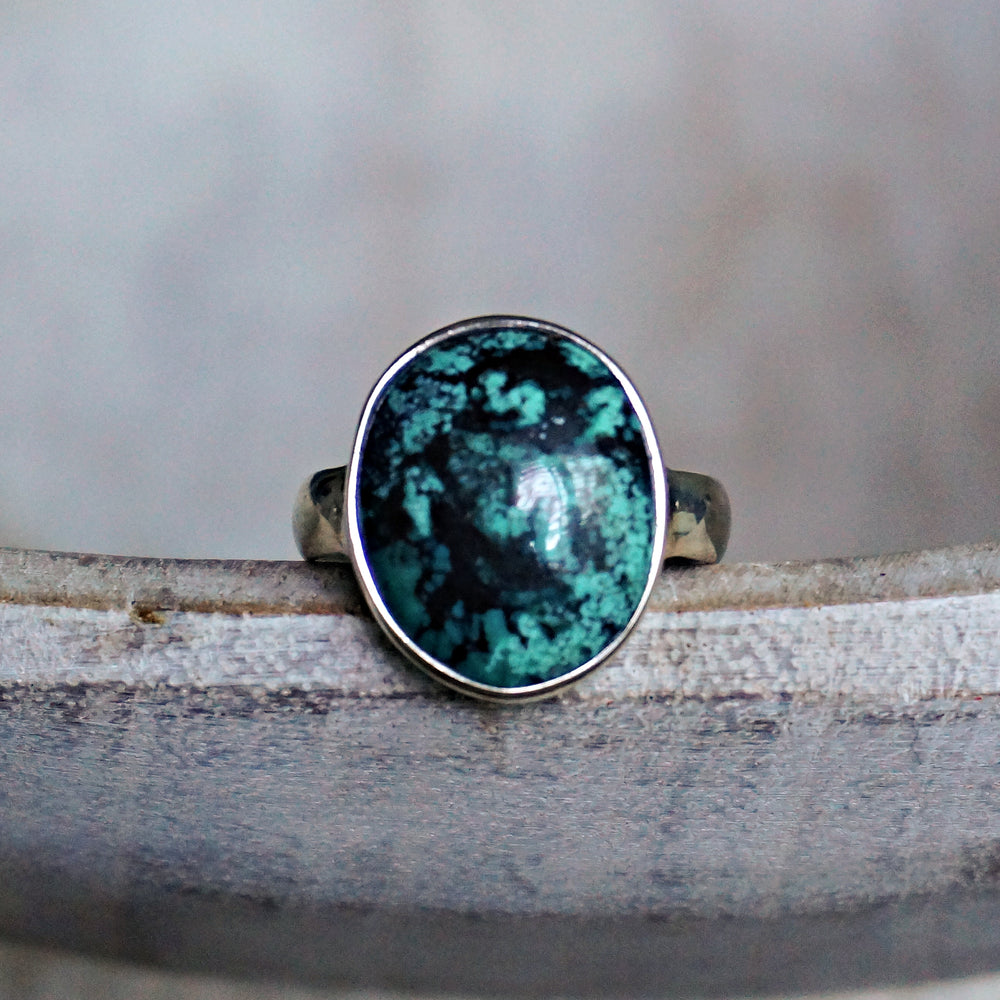 
                  
                    R2 Natural Turquoise Solitaire Ring - SOWELL JEWELRY
                  
                