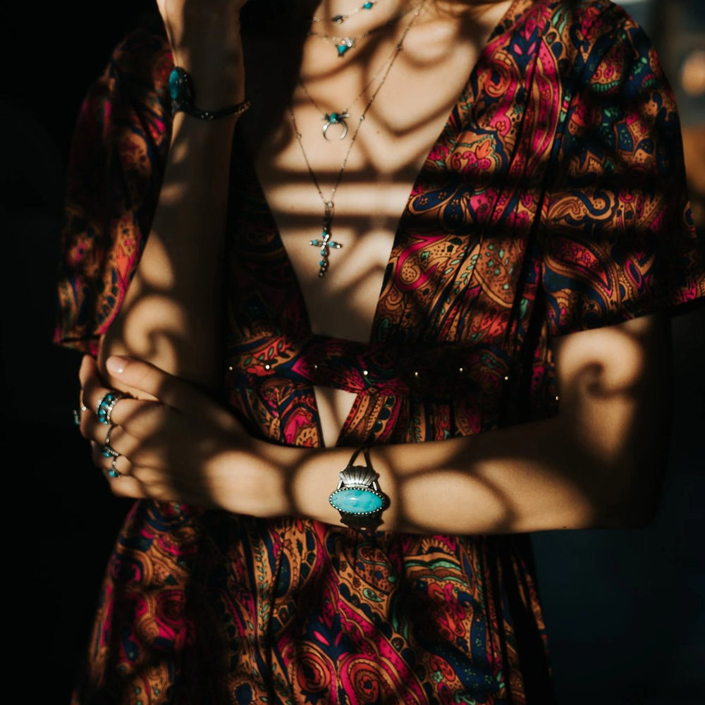 
                  
                    Abedabun Turquoise Bracelet - SOWELL JEWELRY
                  
                