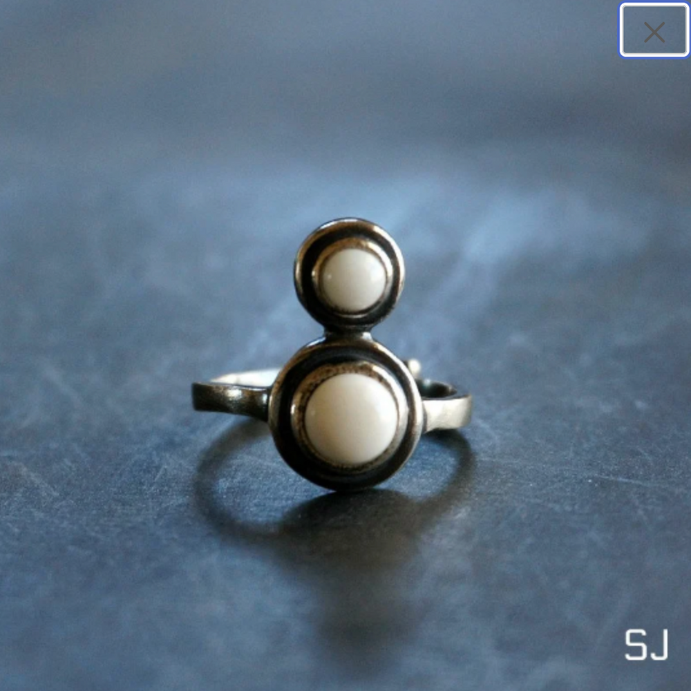 Arc Turquoise Ring - SOWELL JEWELRY