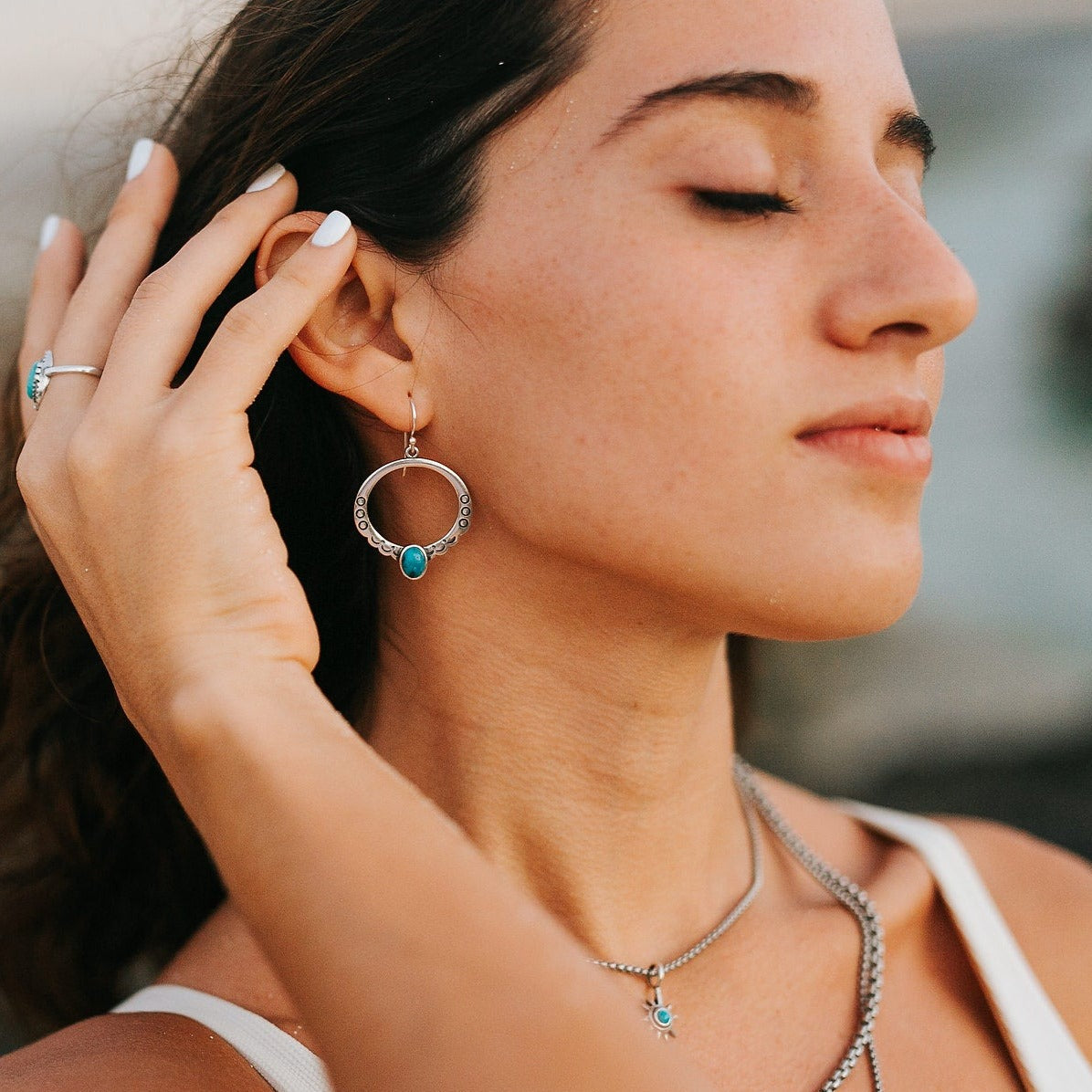 Pandora spiritual deals feather earrings