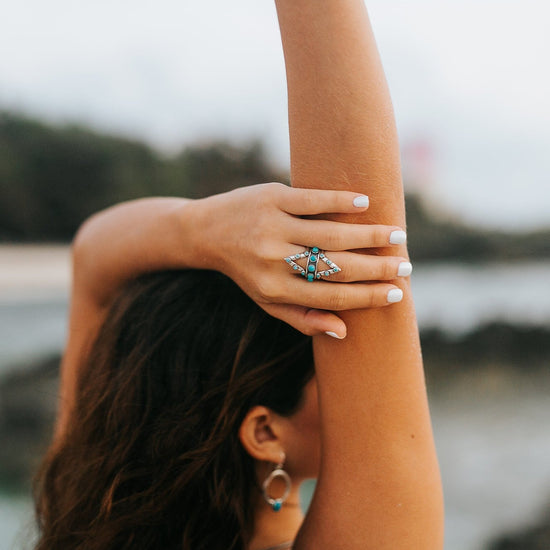 Jacy Turquoise Ring - SOWELL JEWELRY