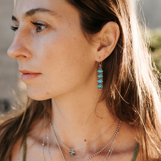 Load image into Gallery viewer, Valeria Turquoise Earrings
