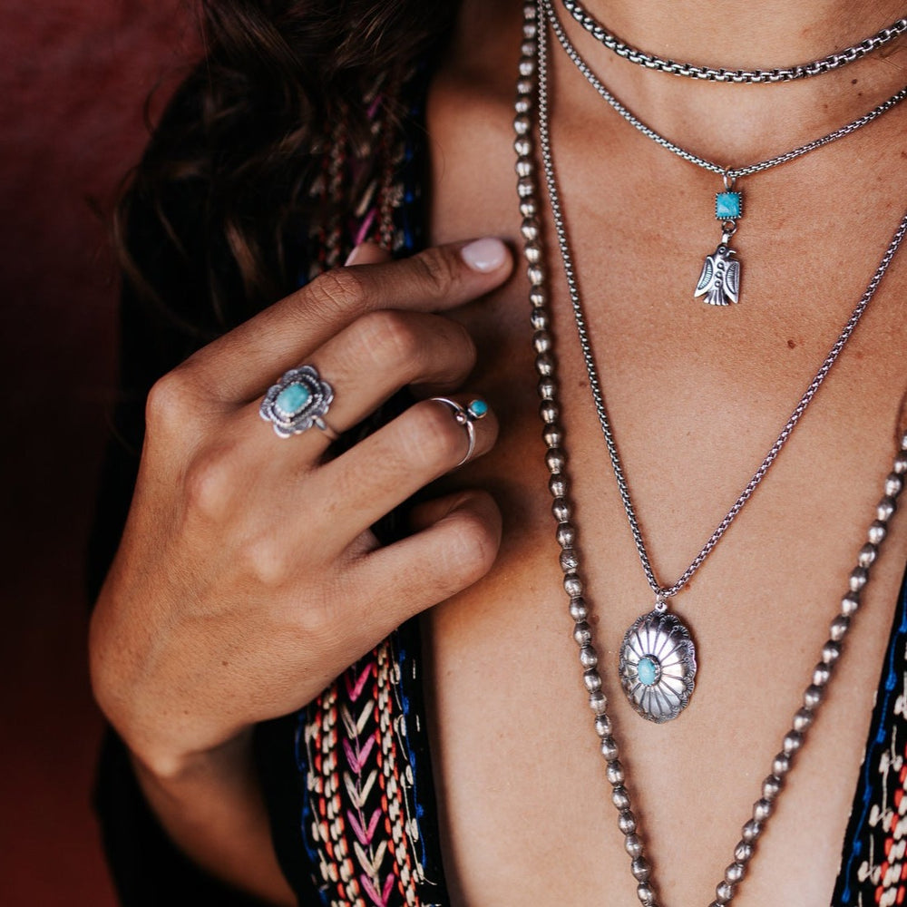 Asia Turquoise Solitaire Ring