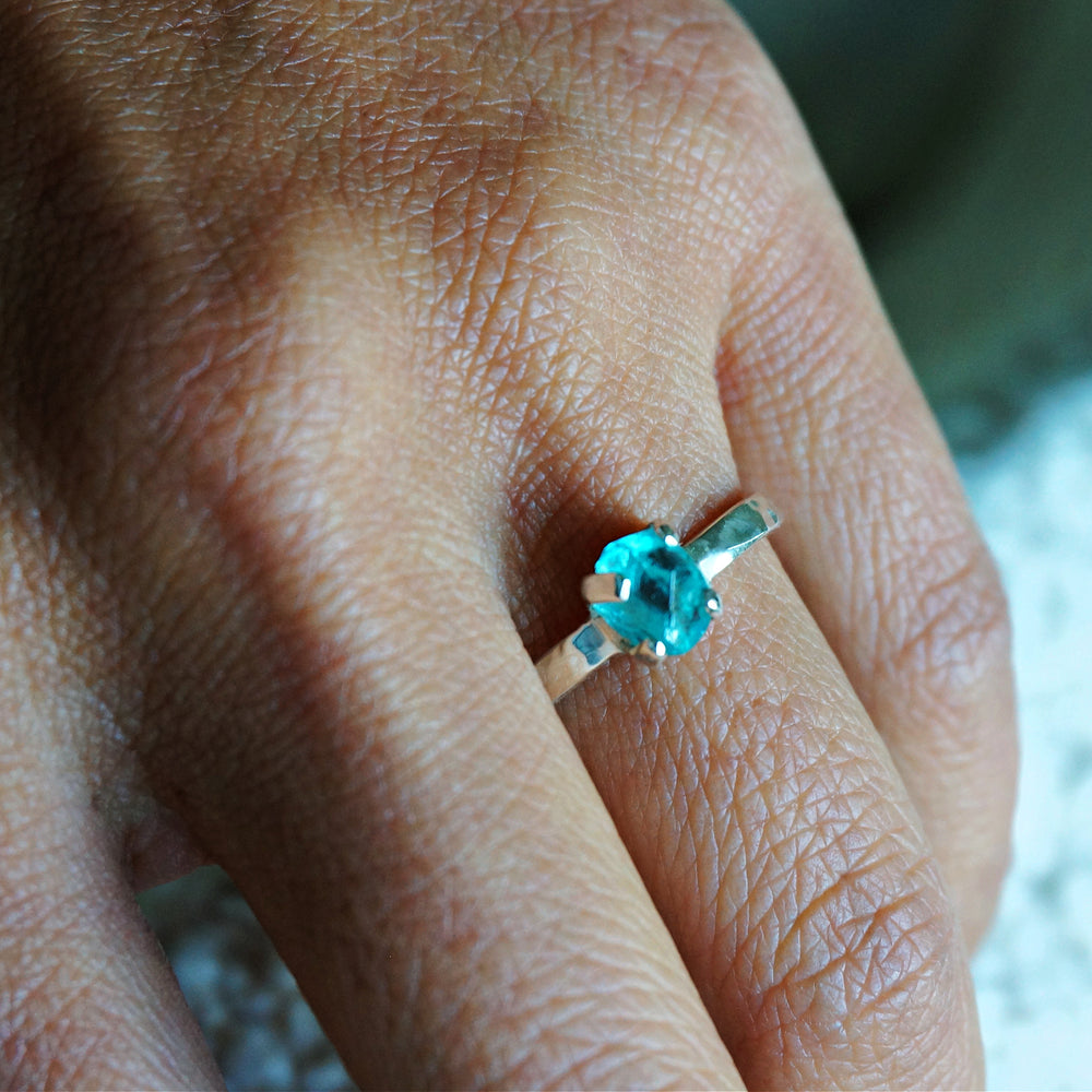 
                  
                    Lia Apatite Silver Ring
                  
                