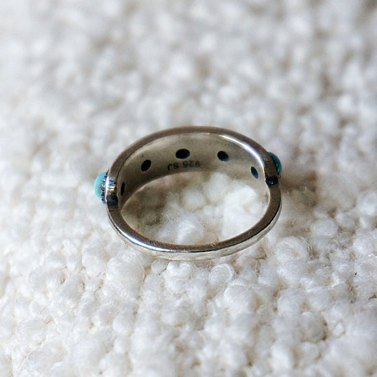 Load image into Gallery viewer, Hachi Turquoise Ring Band
