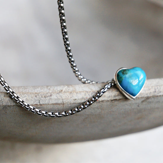 Turquoise Heart Necklace