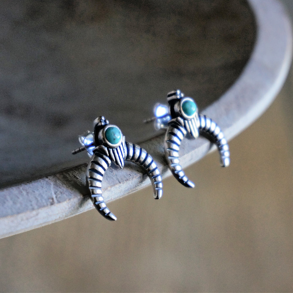 
                  
                    Naja Turquoise Earrings - SOWELL JEWELRY
                  
                