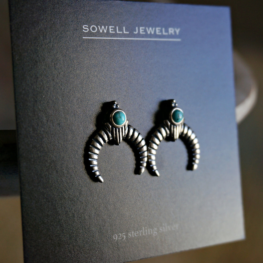 
                  
                    Naja Turquoise Earrings - SOWELL JEWELRY
                  
                