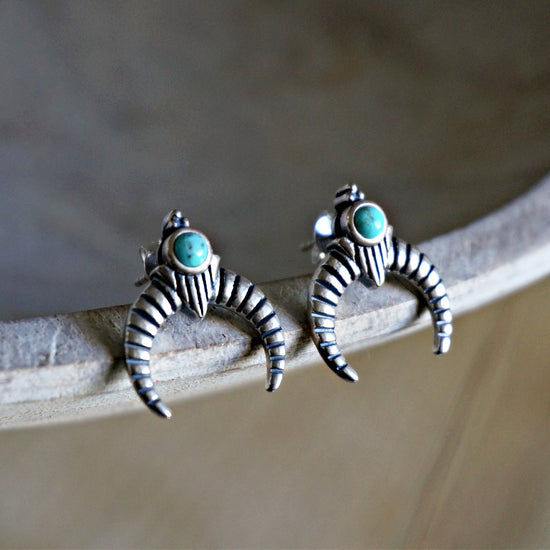 Naja Turquoise Earrings - SOWELL JEWELRY