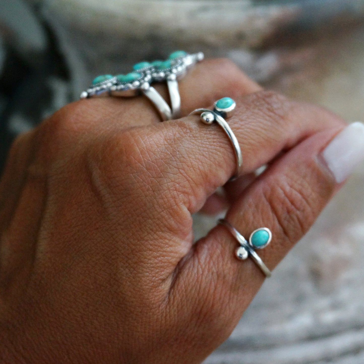 Pana Turquoise Ring - SOWELL JEWELRY