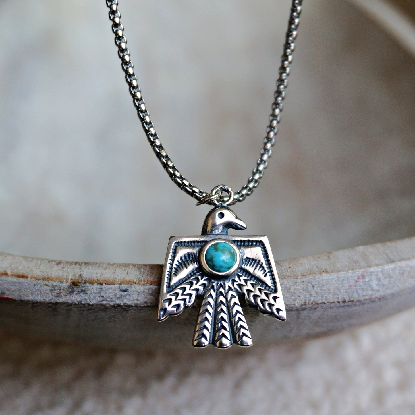 Thunderbird Turquoise Necklace - SOWELL JEWELRY